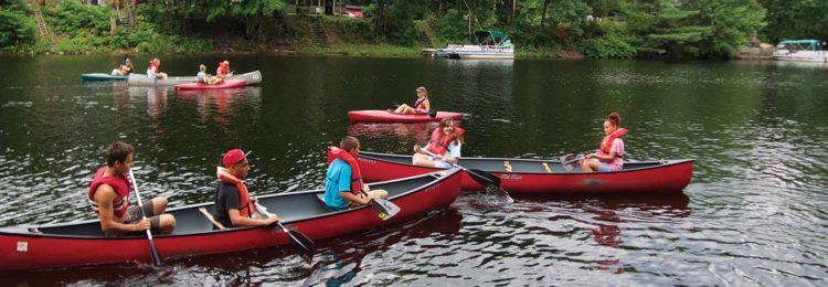 Summer Camp Canoeing