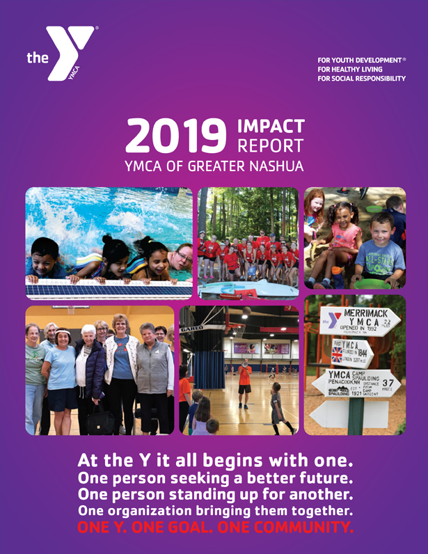 YMCA of Greater Nashua, 2019 Annua Report, 2019 Impact Report