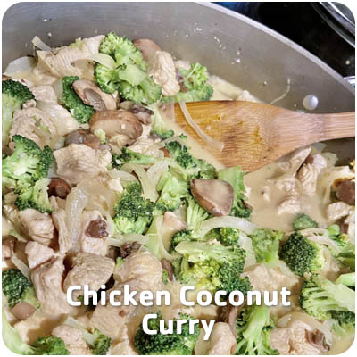 Nutrition Month - Chicken Coconut Curry Recipe