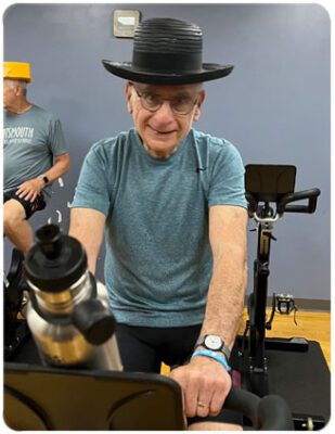 Don Levi Pedaling for Parkinson's Rider