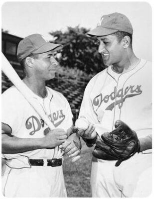 Roy Campanella and Don Newcombe 