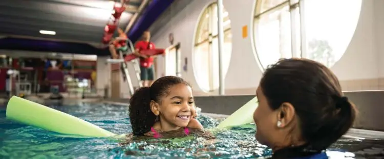 Little Girl Swimming