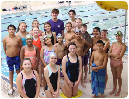 Noah Richardson and the Storm Swim Team