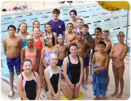 Noah Richardson and the Storm Swim Team