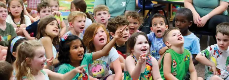 Capital Campaign, Early Education Center Renovation Spring 25, Kids at Story Time.